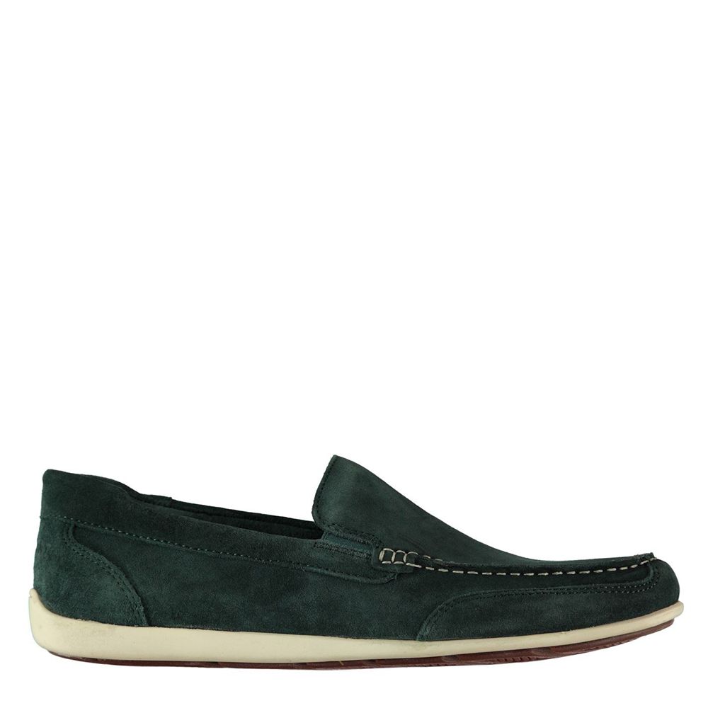 Rockport Canada Bayley Venetian - Mens Loafers Dark Green (HGW198527)